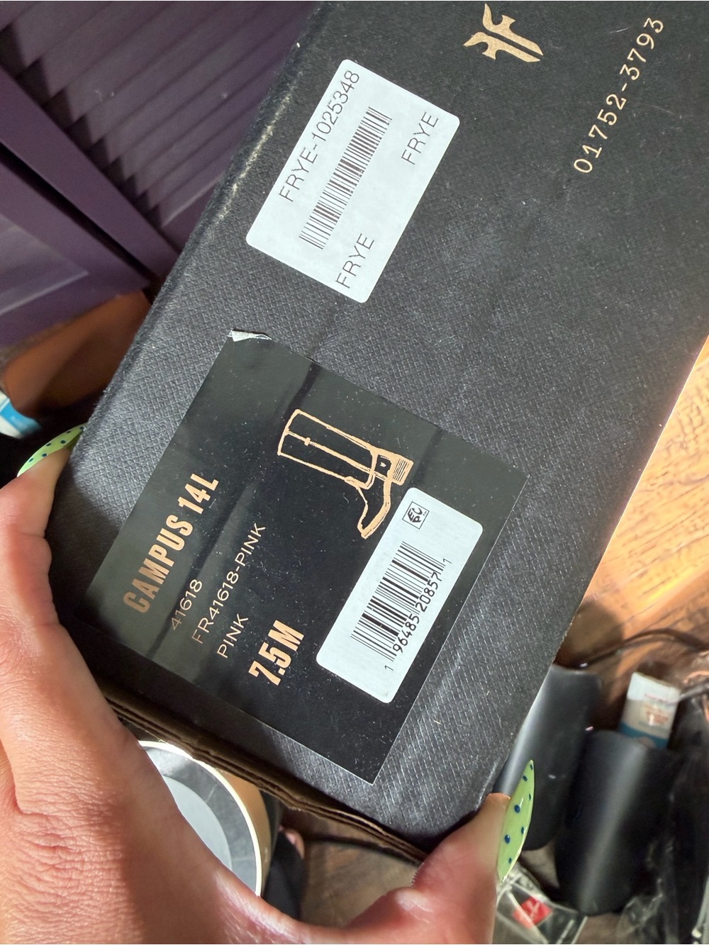 Frye Pink Leather Campus boots brand new - Picture 2 of 5